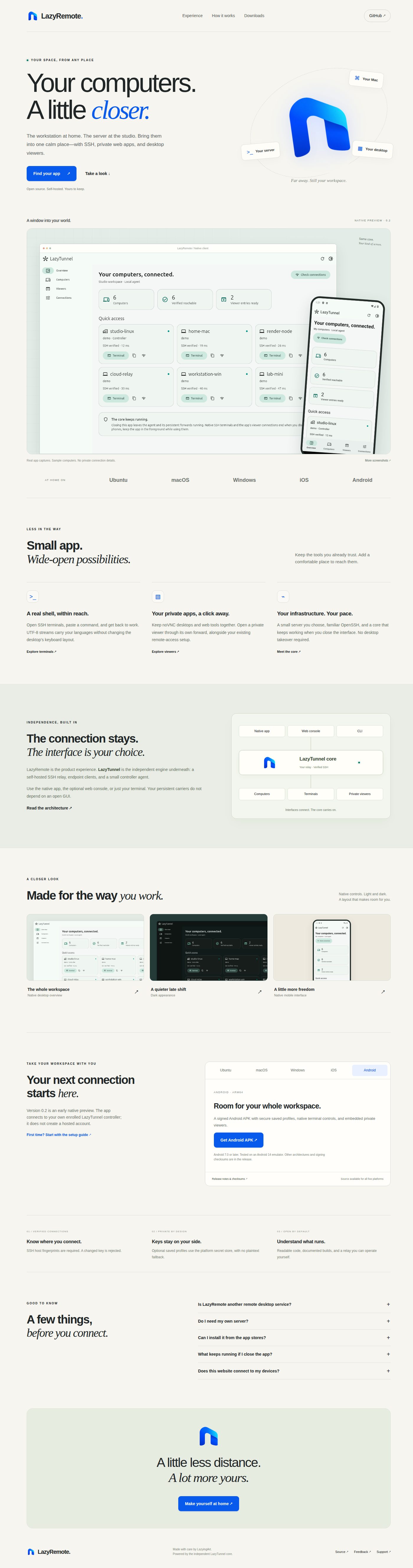 LazyRemote website